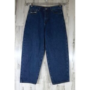 Liquid Venom Baggy Leg Jeans 34x32 (fits 34x29.5) Dark Wash Y2K Skater Grunge